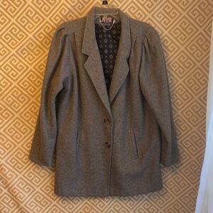 Classic Gray Women's Pea Coat